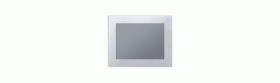 IP touch panel 10”, aluminium glossy